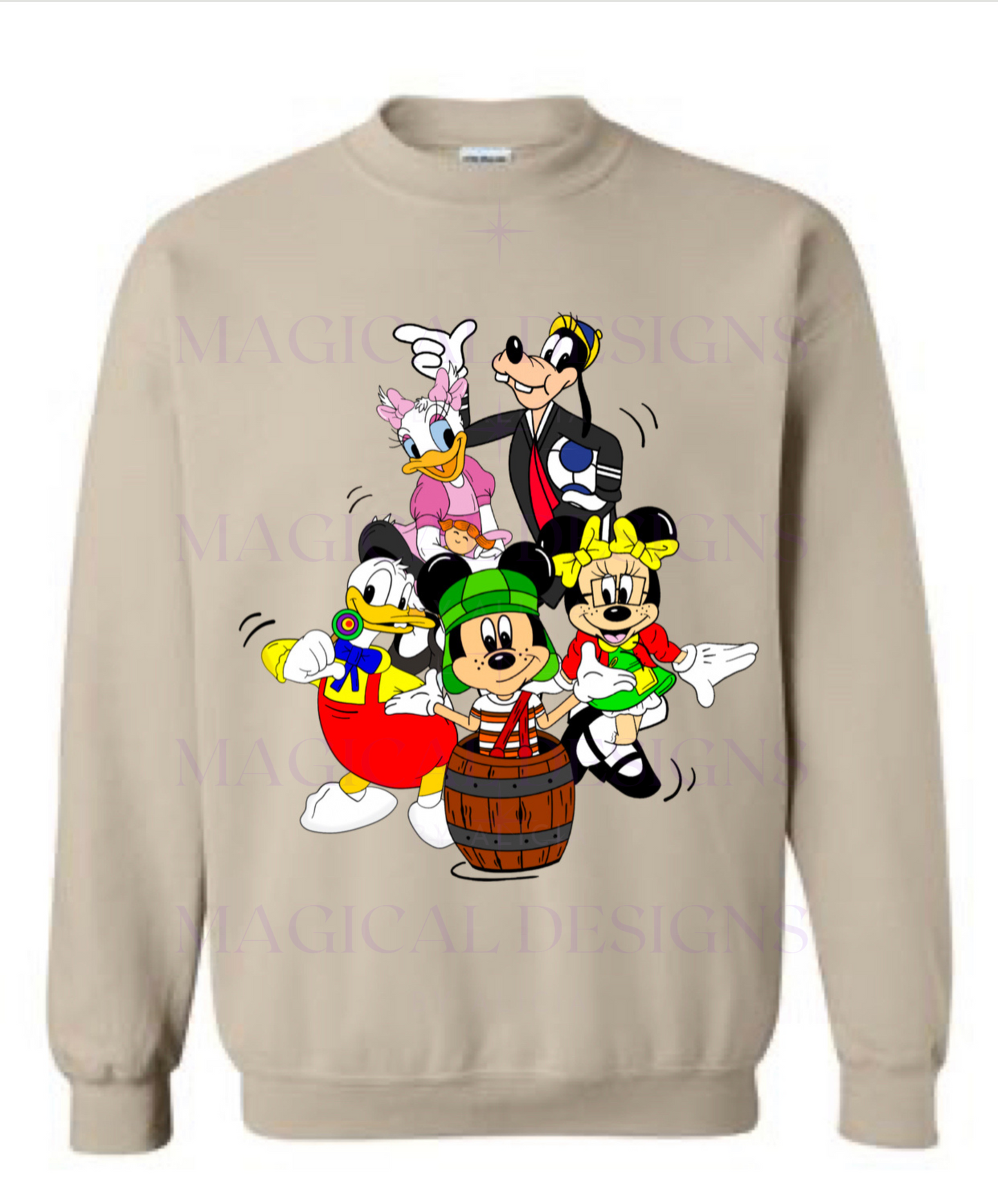 El Chavo and Friends Crewneck - Sand